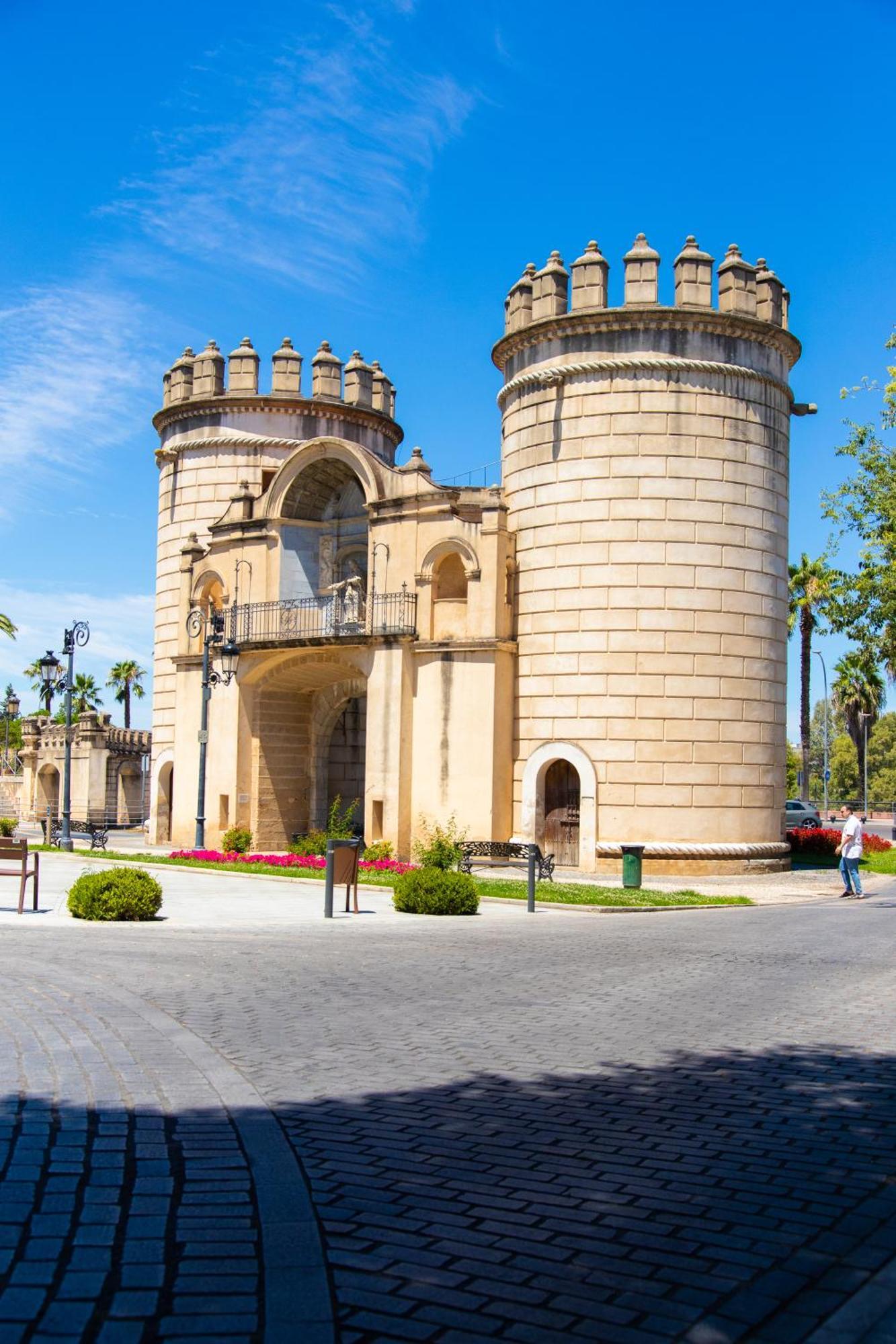 Alojamientos Puerta Palma Estudio Badajoz Exterior foto